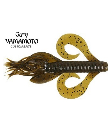 GARY YAMAMOTO KREATURE GREEN PUMPKIN / BLACK FLAKE