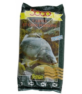 SENSAS 3000 CARPES JAUNE 1KG