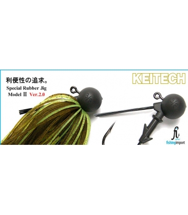 KEITECH RUBBER JIG MODEL II VER. 2.0 1/2 OZ BROWN PURPLE 508