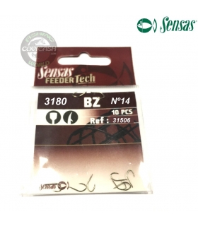 SENSAS FEEDER TECH 3180 BZ Nº14 10 PCS