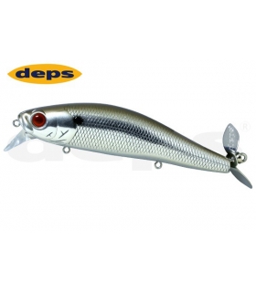 DEPS SPIRALMINNOW CHROME BLACK BACK