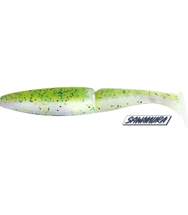 SAWAMURA ONE UP SHAD REAL 7" YELLOW CHART 071