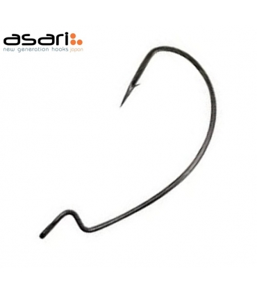 ASARI CAROLINA WORM CURVO SIZE 3/0 PCS 10
