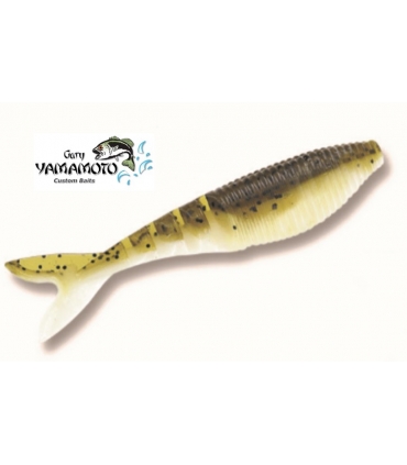 GARY YAMAMOTO 4'' ZAKO GREEN PKN / BLK WHITE