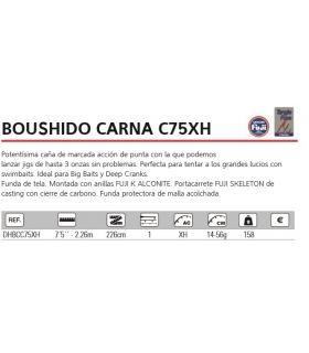 CAÑA HART BOUSHIDO CARNA C75XH - 2.26M