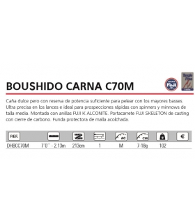 CAÑA HART BOUSHIDO CARNA C70M - 2.13M