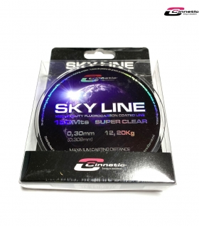 CINNETIC SKY LINE SUPER CLEAR 150M 0,30MM 12.20KG MONOFILAMENTO RECUBIERTO DE FLUOROCARBONO