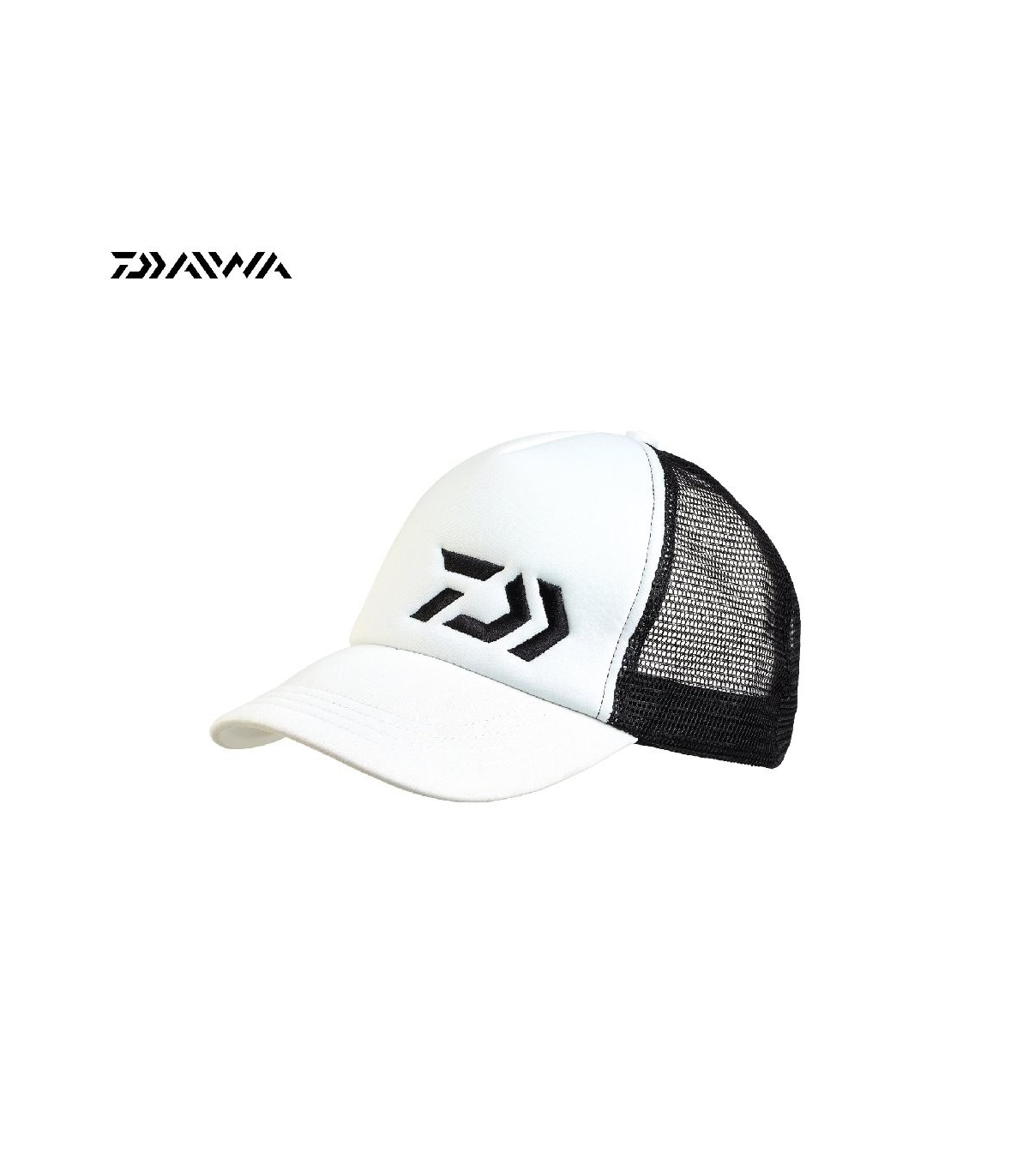 Casquette Daiwa Trucker Noir logo blanc