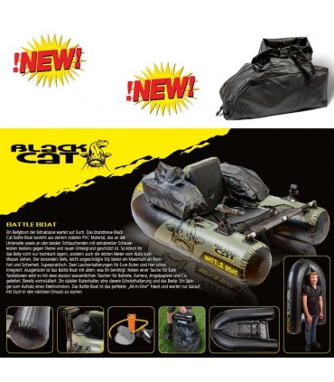 PACK PATO + MOTOR BLACK CAT BATTLE SET 170CM + MOTOR BLACK CAT 24LBS