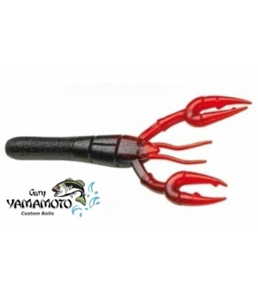 GARY YAMAMOTO MEDIUM CRAW 4'' SPECIAL SMOKE RED