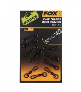 FOX EDGES KWIK CHANGE HELI SWIVELS SIZE 11