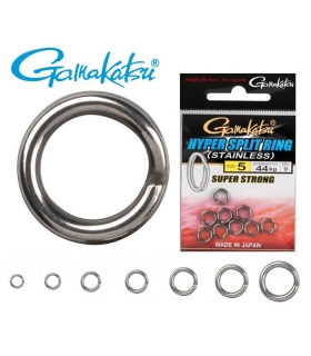 GAMAKATSU HYPER SPLIT RING STAINLESS SIZE 2 8.6KG