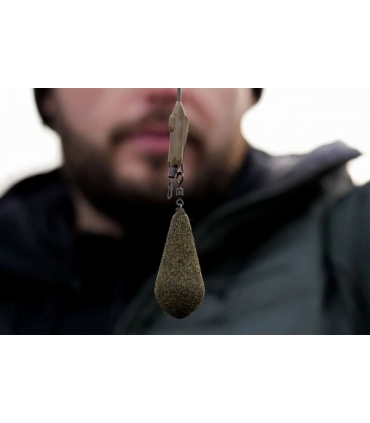 RIDGEMONKEY UNI LEAD CLIP CAMO GREEN QTY 5