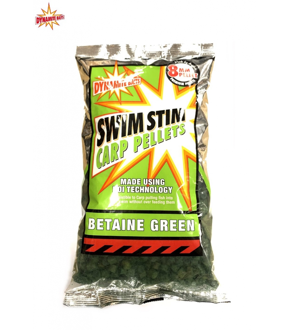 Dynamite Baits Pellets Betaine Green Swim Stim 8mm - 900g Per Esca Da Pesca