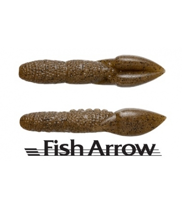 FISH ARROW HEAVY POOP 3.6" GREEN PUMPKIN