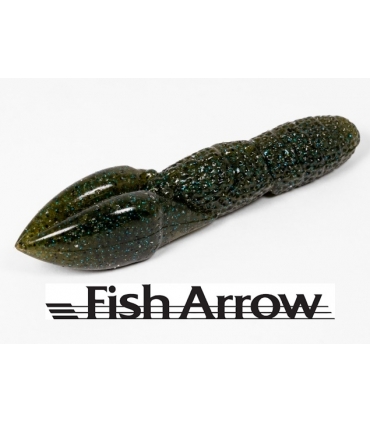 FISH ARROW HEAVY POOP 3.6" WEED NEON