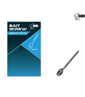 NASH BAIT SCREW APPROX 21MM QTY 10