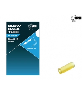 NASH BLOW BACK TUBE 0.5MM SIZE 8-10 HOOK QTY 50