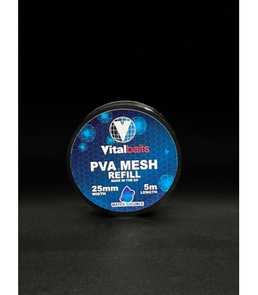 VITAL BAITS PVA MESH REFILL 25MM 5M WATER SOLUBLE