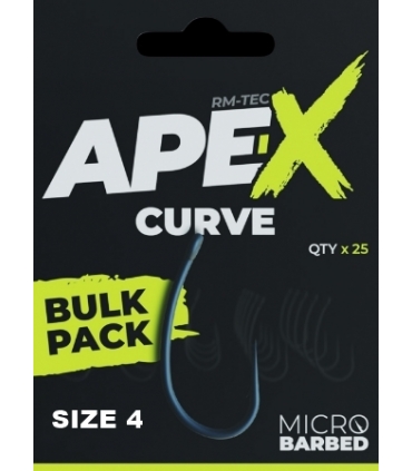 RIDGEMONKEY RM-TEC APE-X CURVE SIZE 4 BULK PACK