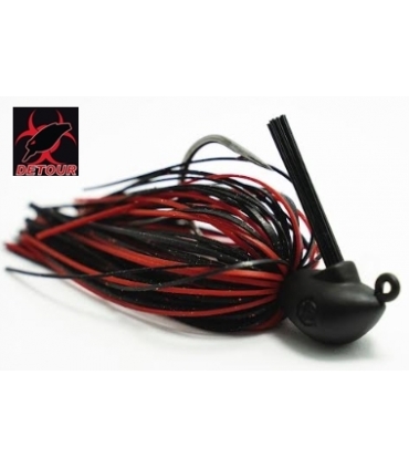 DETOUR SHOOTER JIG 3/8OZ BLACK RED