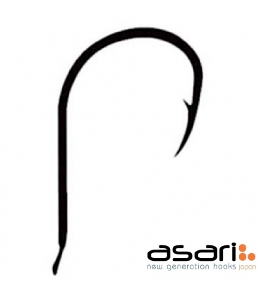 ASARI ANZUELO CHINU L.CARBON NIQUEL NEGRO 14