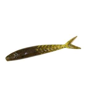 ZOOM SHIMMER SHAD 4.25" GREEN PUMPKIN