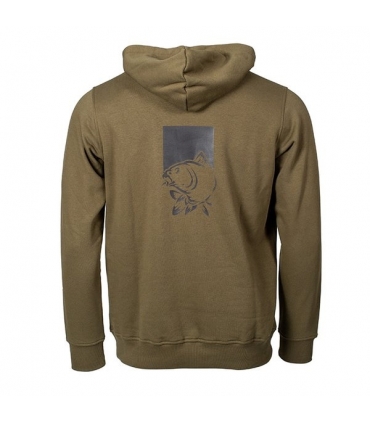 NASH SUDADERA FISH BOX LOGO VERDE