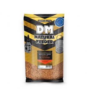 SONUBAITS DM NATURAL FEEDER HEMP & FENNEL 1KG