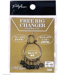 FISH ARROW FREE RIG CHANGER 6PCS