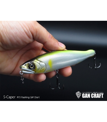 GAN CRAFT S-CAPER SILENT 15 FLASHING GM CHART
