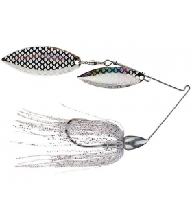 WAR EAGLE SPINNERBAIT NICKEL DOUBLE WILLOW 1/2OZ FIRECRACKER