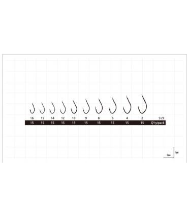 ANZUELO HAYABUSA H.KAJ157 NICKEL Nº 14