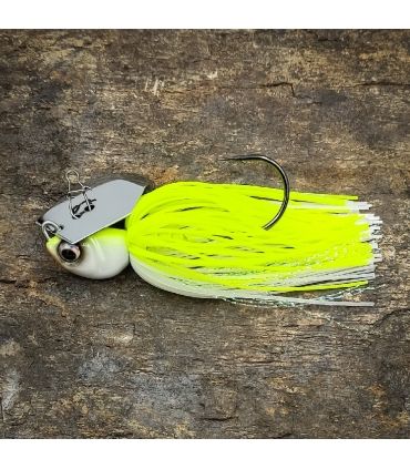 DESTRUCTOR BAITS TRUENO 3/8 OZ WHITE CHARTREUSE