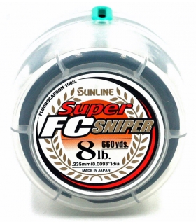 SUNLINE FLUOROCARBONO SUPER FC SNIPER 12LB 0.285MM 5.5KG 600MT