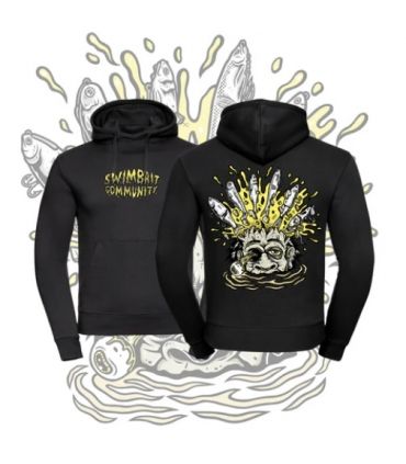 SWIMBAIT COMMUNITY SUDADERA INSANE SWIMHEAD NEGRA