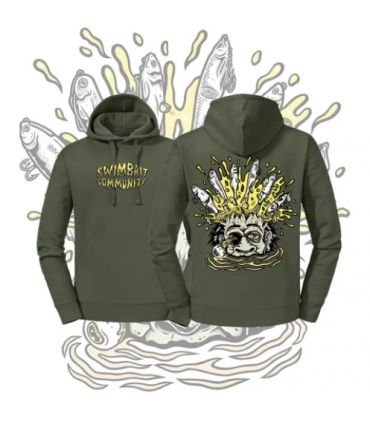 SWIMBAIT COMMUNITY SUDADERA INSANE SWIMHEAD OLIVA