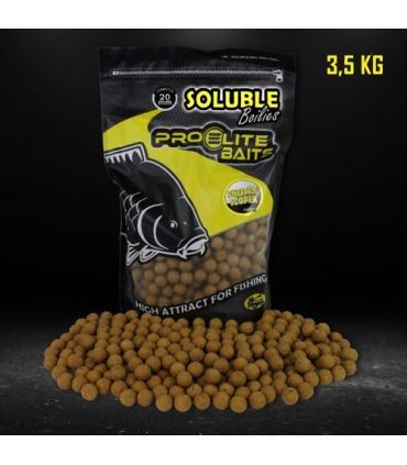 PRO ELITE BAITS SOLUBLE BOILIES 20MM PINEAPPLE & SCOPEX 3.5KG