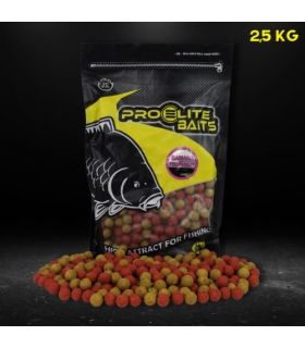 PRO ELITE BAITS NATURAL FOODS BOILIES 20MM BANANA & STRAWBERRY 2.5KG