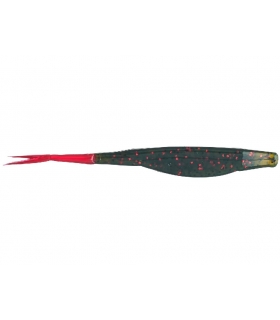 ZOOM SALTY SUPER FLUKE AVOCADO RED TAIL