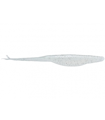 ZOOM SALTY SUPER FLUKE 6" WHITE ICE