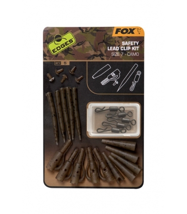 FOX EDGES CAMO SAFETY LEAD CLIP KIT Nº7