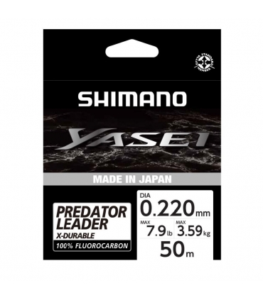 SHIMANO FLUOROCARBONO YASEI PREDATOR LEADER 0.22 MM 50 MT
