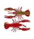 YUM NED CRAW 2" GREEN PUMPKIN RED