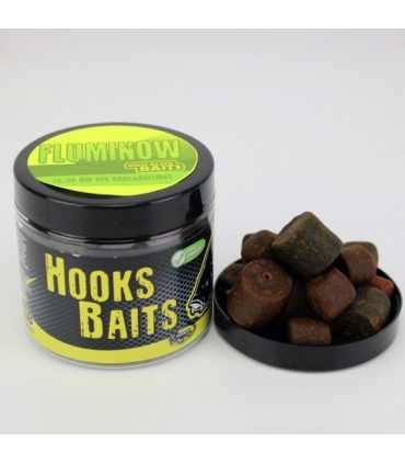 PRO ELITE BAITS FLUMINOW HOOK PELLETS RED KRILL & HALIBUT 14/20MM 100GR