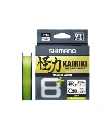 SHIMANO KAIRIKI 8+ 0.28MM 31.9KG 150M M GREEN