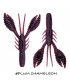 IBERICAN LURES FIGTHER KRAB 3'75" PLUM CHAMELEON