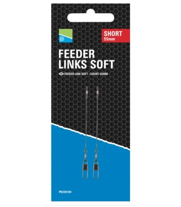 PRESTON INNOVATIONS FEEDER LINKS SOFT SHORT 55MM