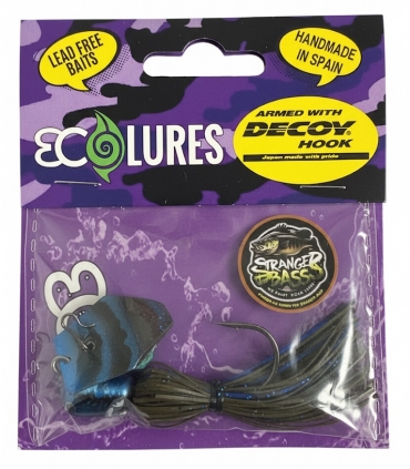 ECOLURES FLAKE88 CHATTERBAIT 1/2OZ GREEN PUMPKIN BLUE Z