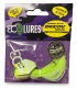 ECOLURES FLAKE88 CHATTERBAIT 3/8OZ WHITE CHARTREUSE